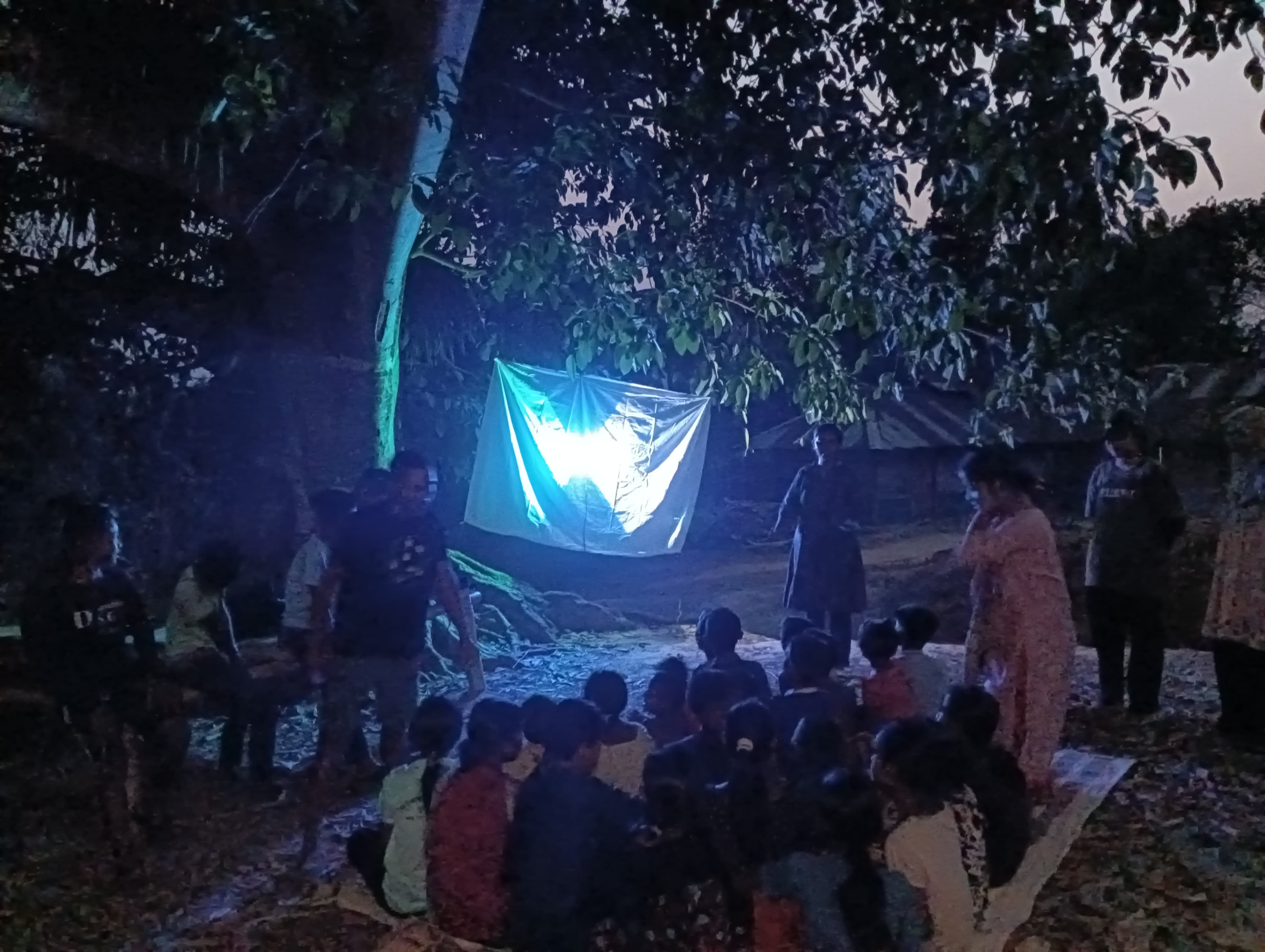 A Night of Light and Learning in Bangladesh: Teaching Forest Children the Hidden World of Insects